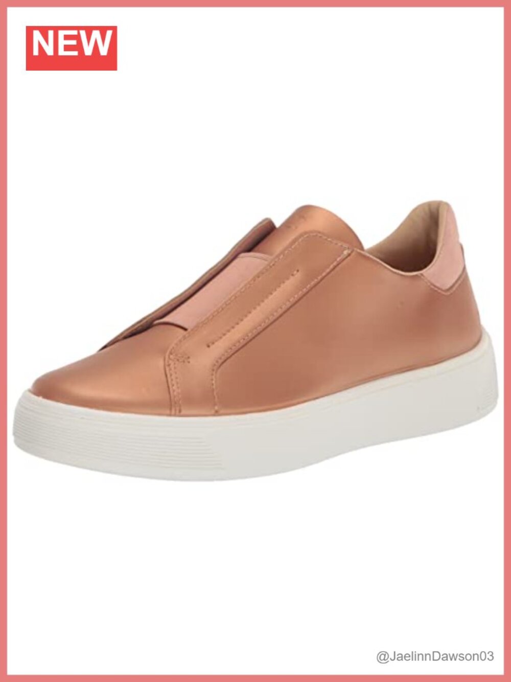 ECCO Street Tray Luxe Slip-On Leather Flats - Round Toe Pull-On Casual Shoes